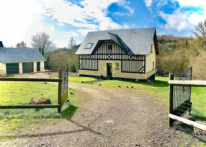 Maison En Pleine Nature Vue Exceptionnelle Avec Sauna Et Bain Nordique Le Mesnil-Simon (Calvados)