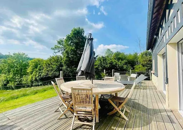 Maison En Pleine Nature Vue Exceptionnelle Avec Sauna Et Bain Nordique Le Mesnil-Simon (Calvados)