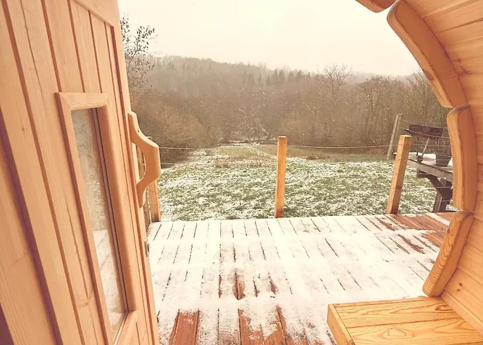 Maison En Pleine Nature Vue Exceptionnelle Avec Sauna Et Bain Nordique Villa Le Mesnil-Simon (Calvados)